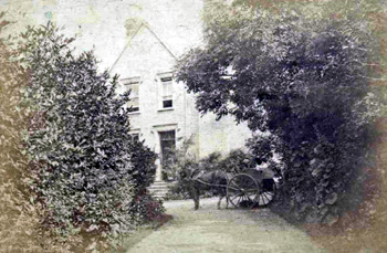 The Vicarage drive about 1880